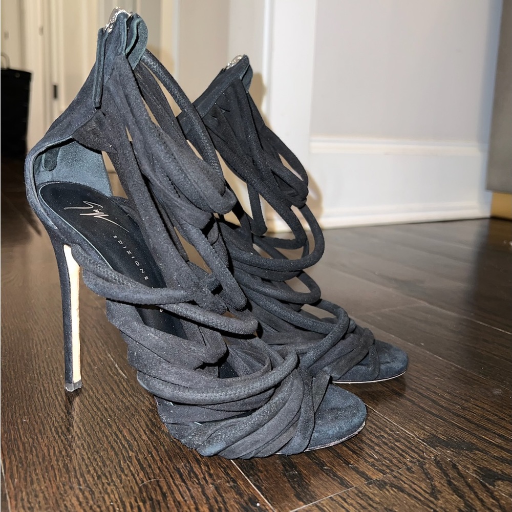 Giuseppe Zanotti Suede Gladiator Sandals